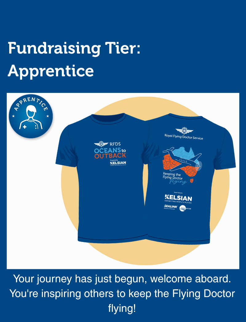 RFDS Oceans to Outback t-shirt