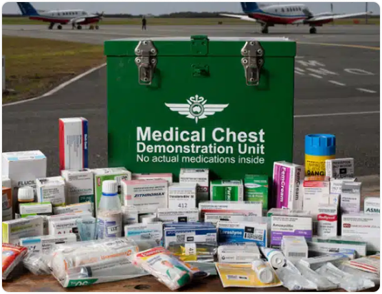 Life-saving medical chests image